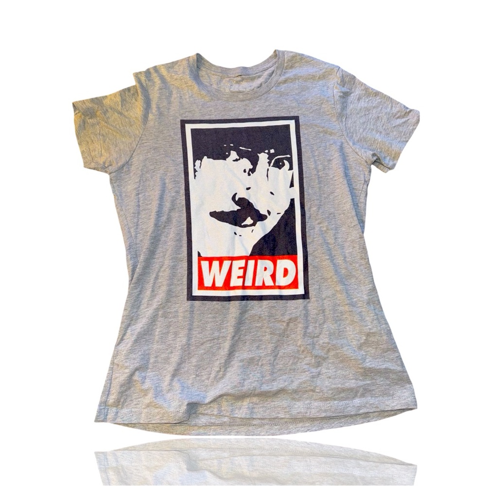 Weird Al Yankovic x TeePublic Logo “OBEY” Designed Women’s Tee: XL